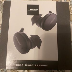 New Bose True Wireless Bluetooth Sport Earbuds Headphones - Black sealed